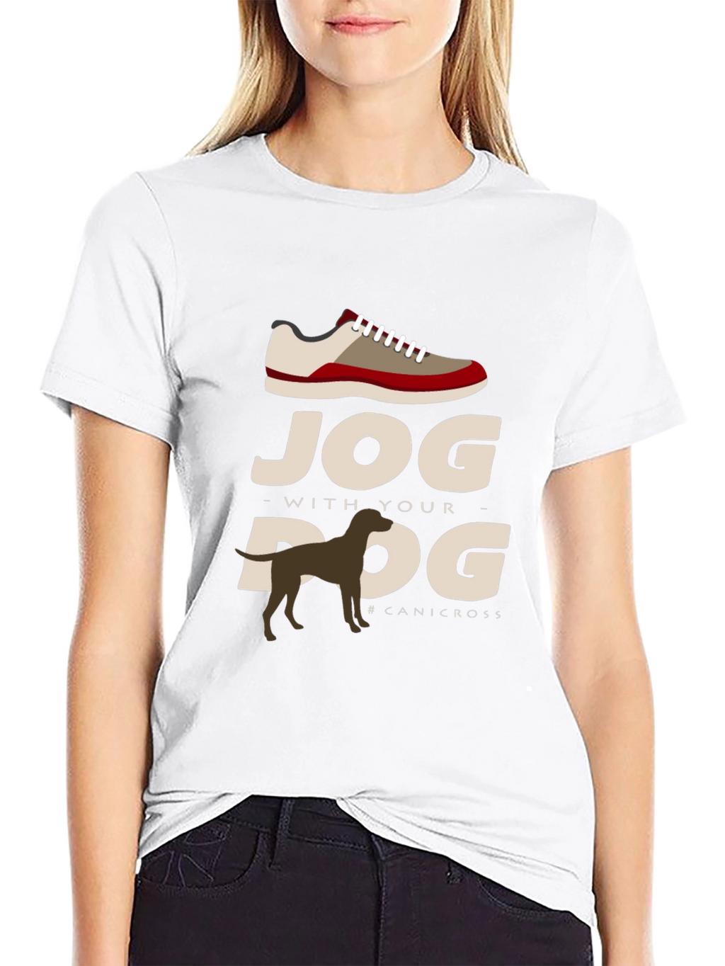 Jog With Your Dog T-Shirt - Canicross Run