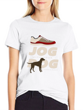 Jog With Your Dog T-Shirt - Canicross Run