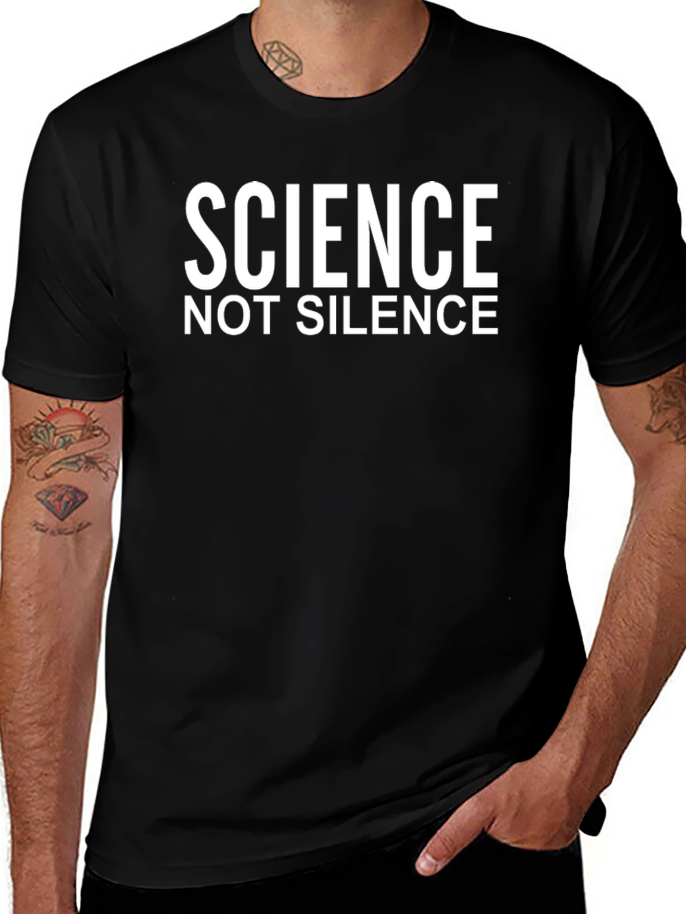 Science Not Silence Graphic Tee - Activism & Education