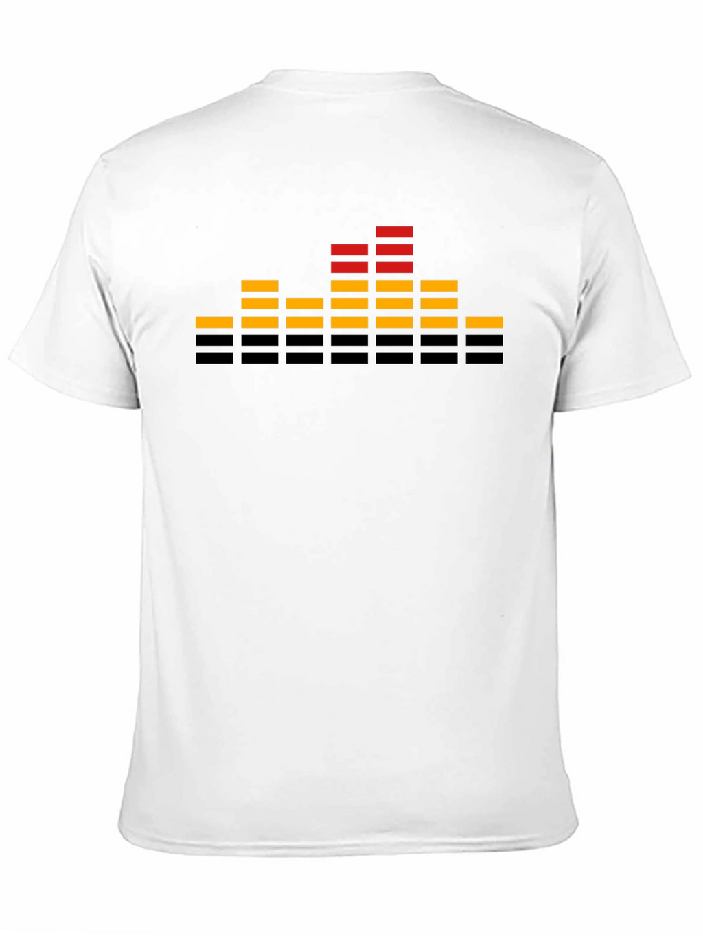 Retro Equalizer Graphic T-Shirt - Black