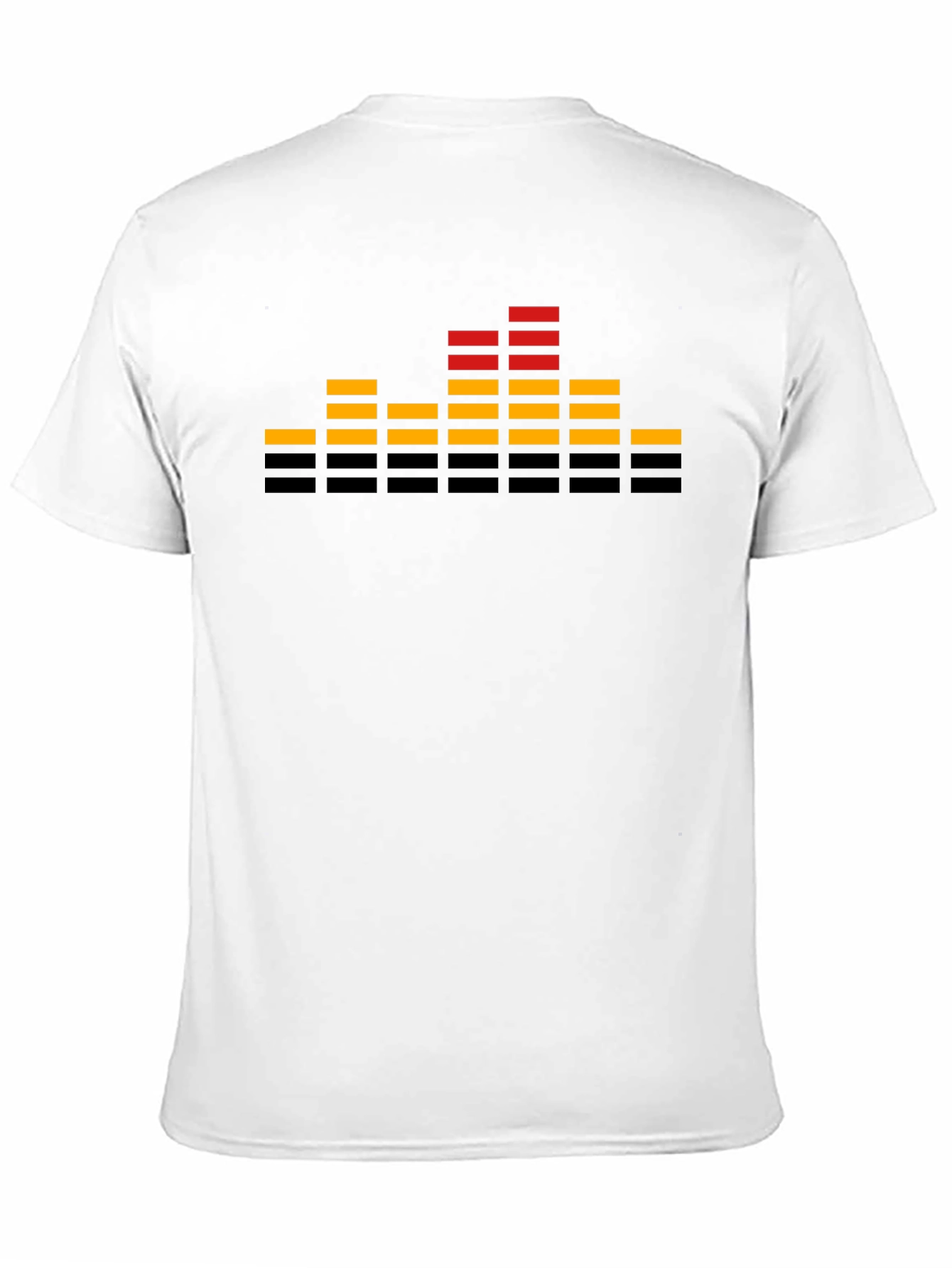 Retro Equalizer Graphic T-Shirt - Black