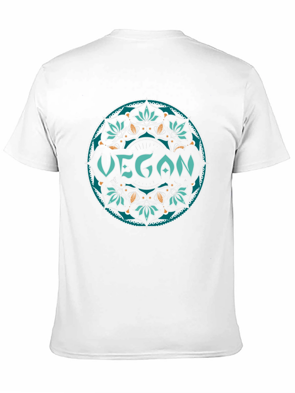 Vegan Mandala Tee - Stylish & Sustainable
