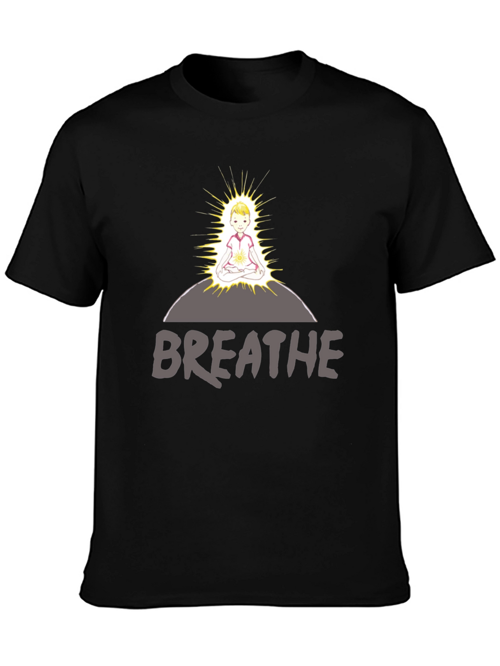Breathe Meditation Graphic T-Shirt