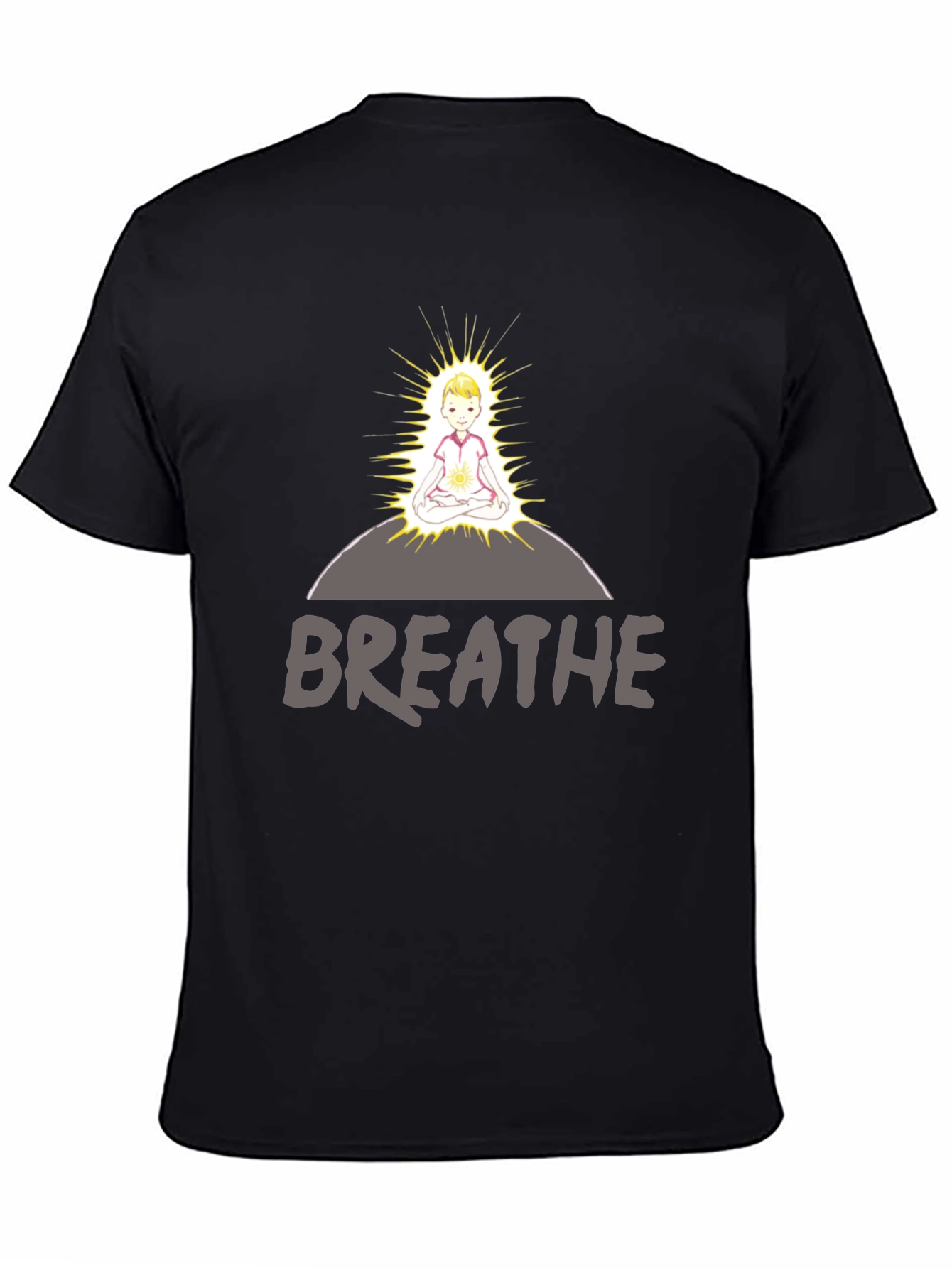 Breathe Meditation Graphic T-Shirt