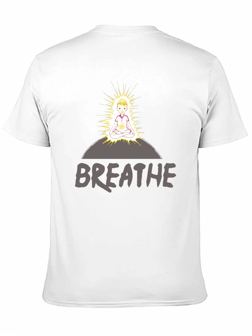 Breathe Meditation Graphic T-Shirt