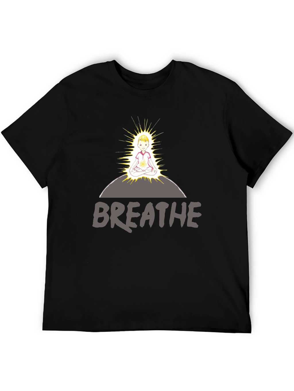 Breathe Meditation Graphic T-Shirt