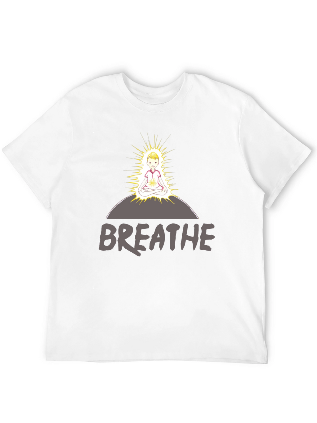 Breathe Meditation Graphic T-Shirt