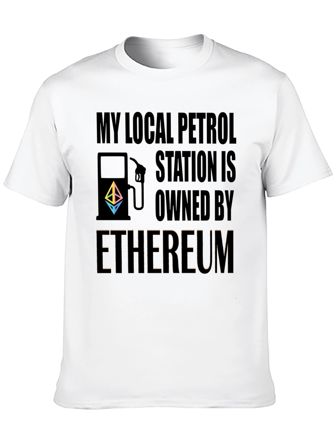 Ethereum Owned Petrol Station T-Shirt