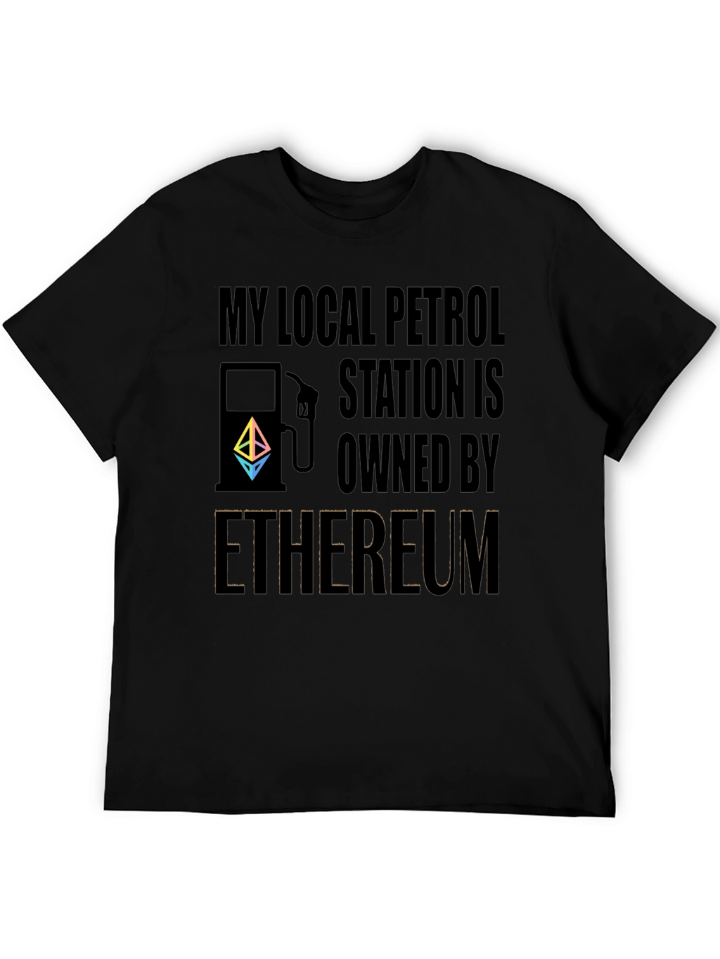 Ethereum Owned Petrol Station T-Shirt