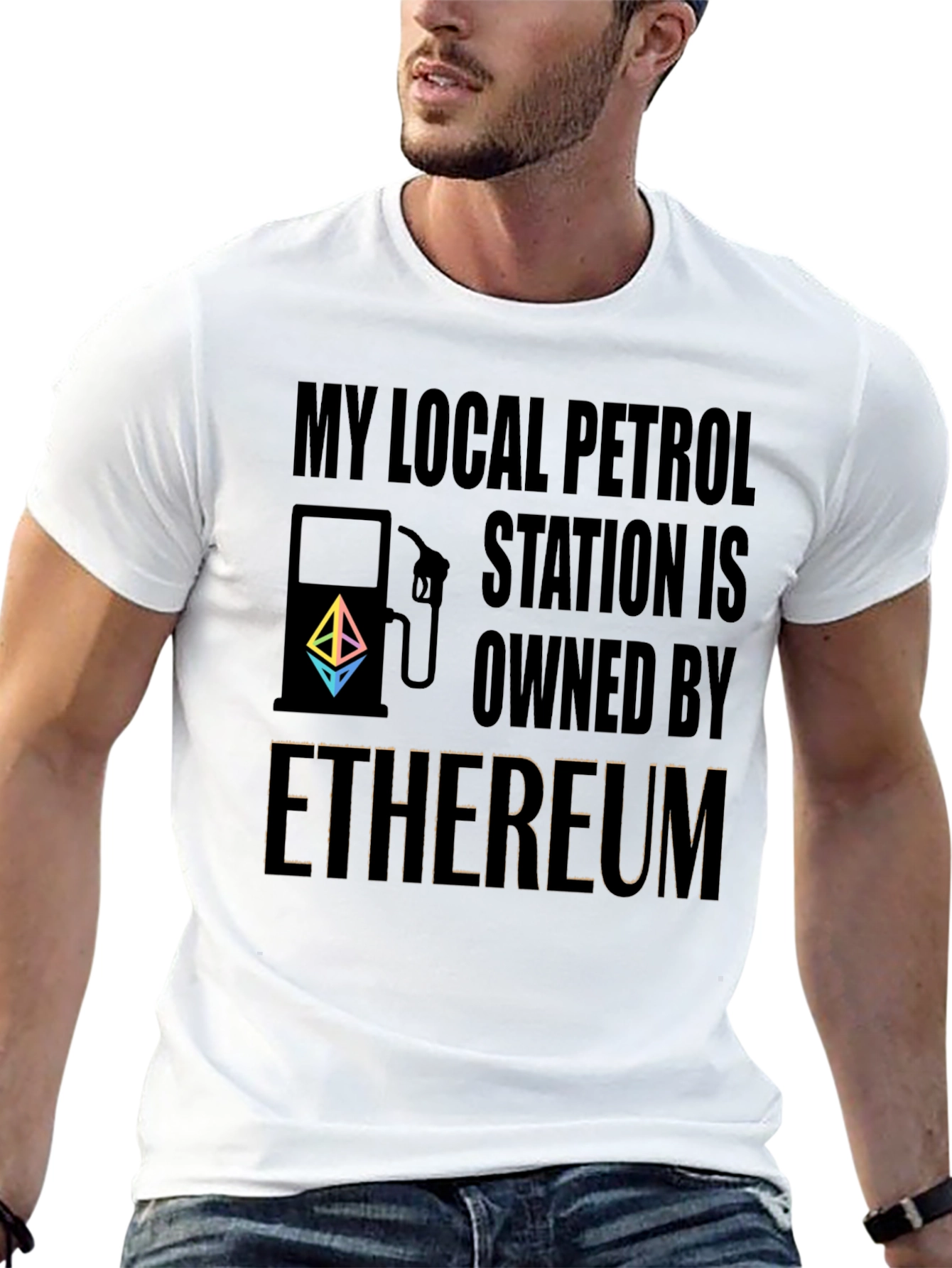 Ethereum Owned Petrol Station T-Shirt