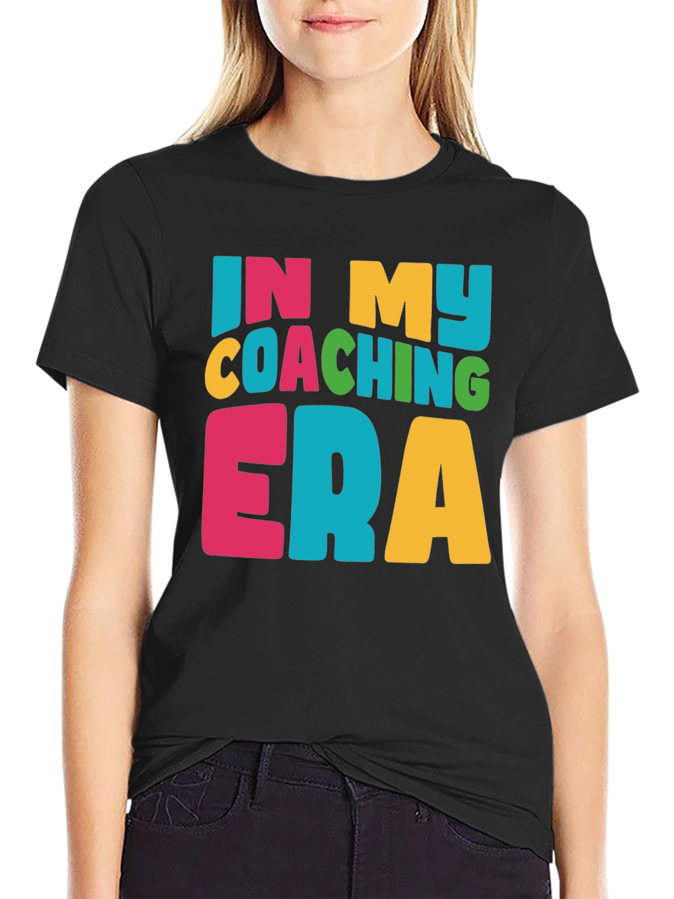 In My Coaching Era T-Shirt Colorful Graphic Tee