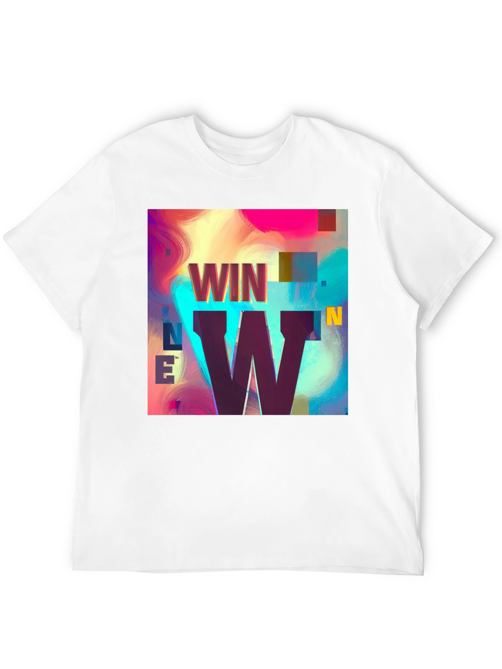 Win-Win Graphic Tee - Trendy Black T-Shirt