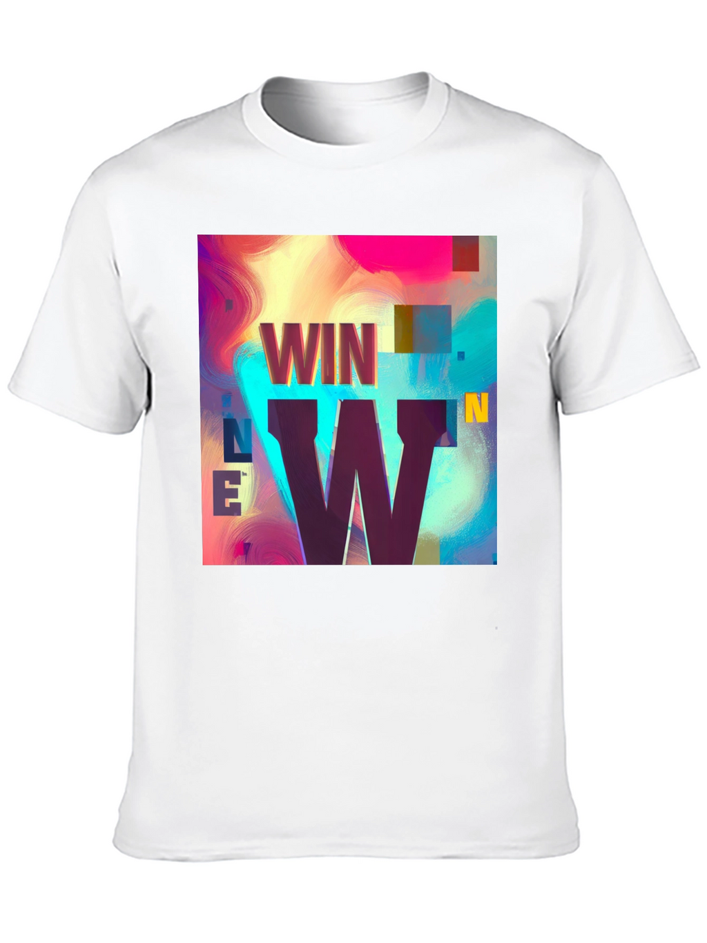 Win-Win Graphic Tee - Trendy Black T-Shirt