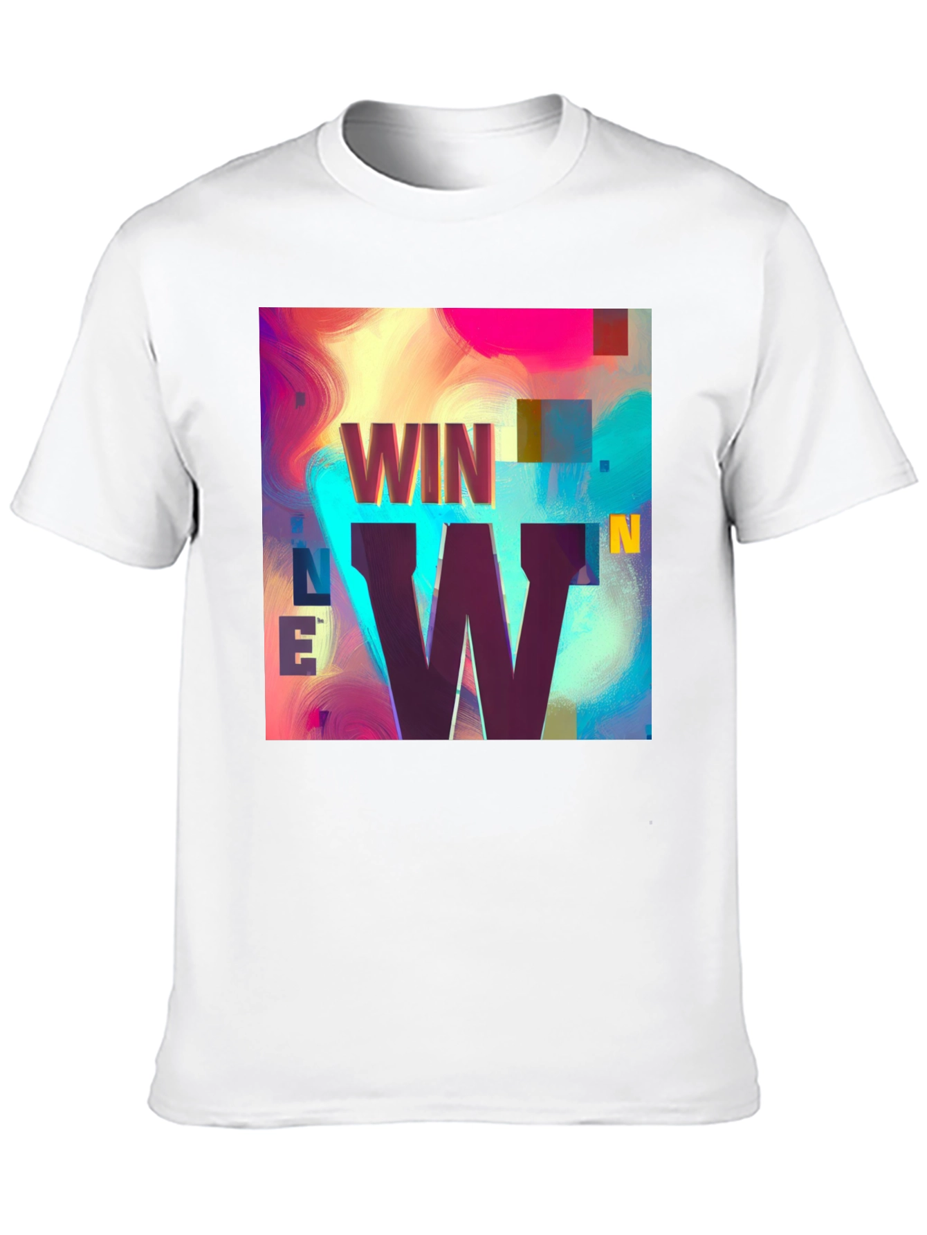 Win-Win Graphic Tee - Trendy Black T-Shirt