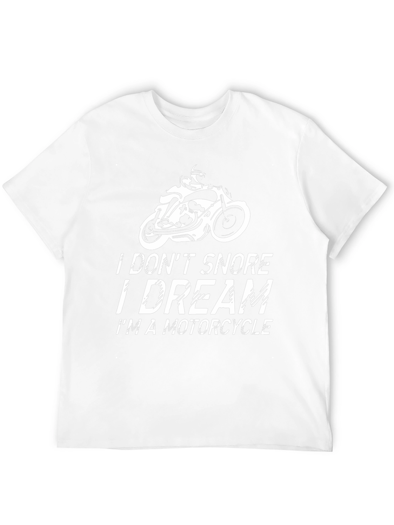 I Dream Im A Motorcycle T-Shirt - Black