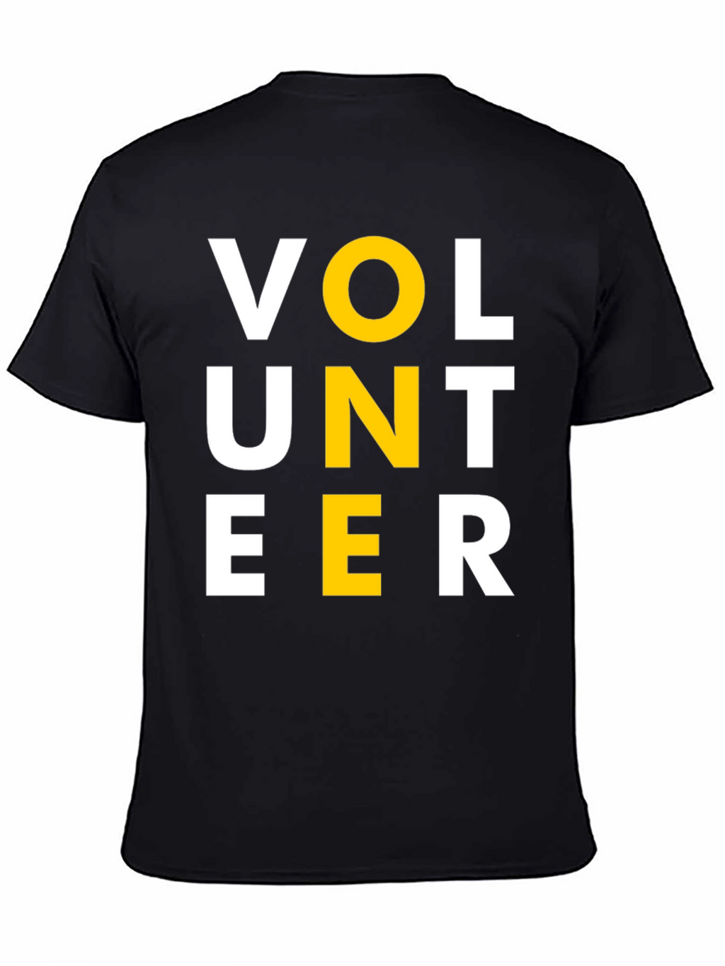 Volunteer Graphic Tee - Black Short Sleeve Shirt