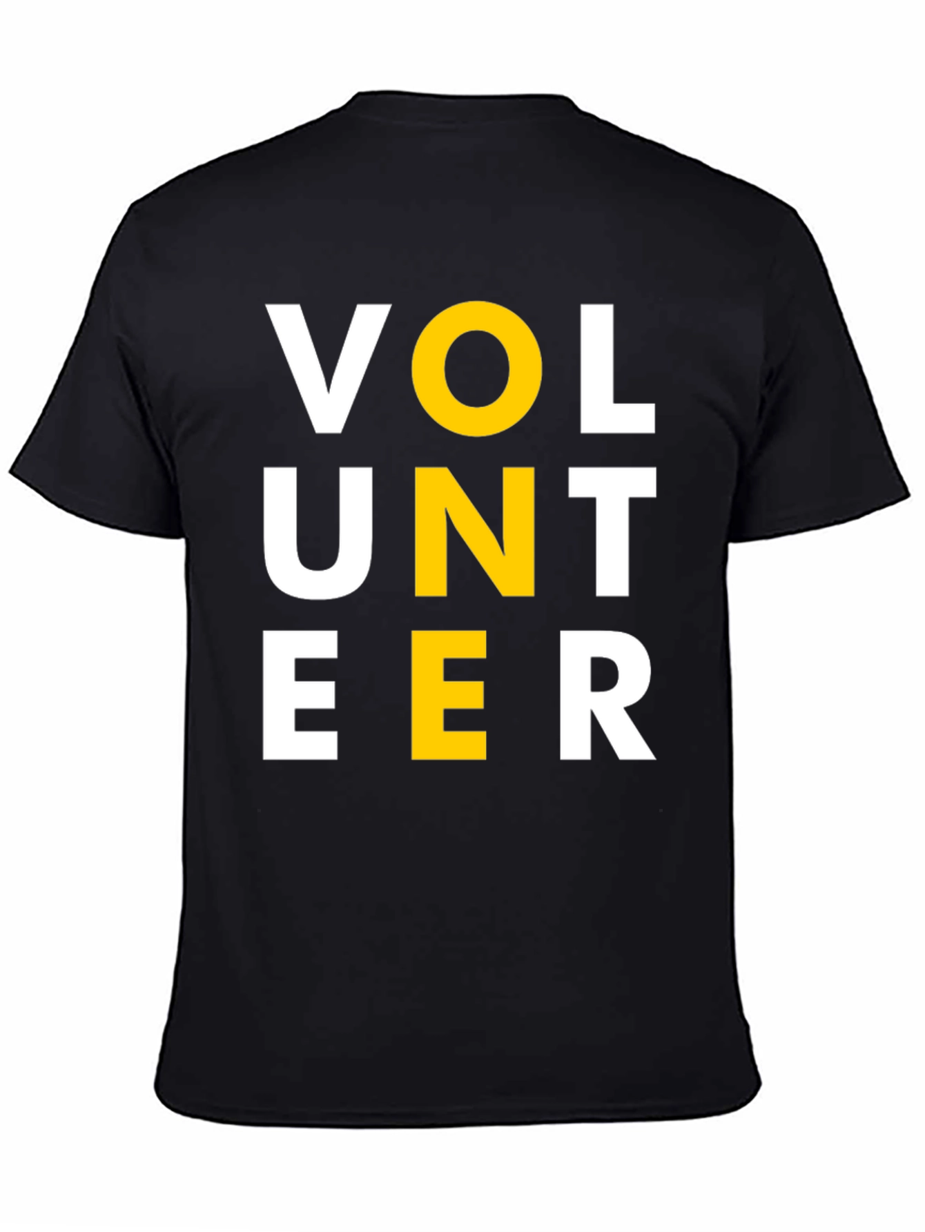 Volunteer Graphic Tee - Black Short Sleeve Shirt