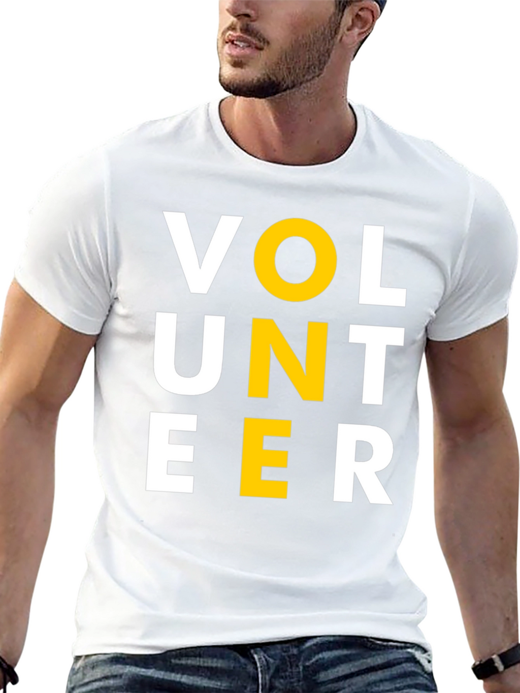 Volunteer Graphic Tee - Black Short Sleeve Shirt