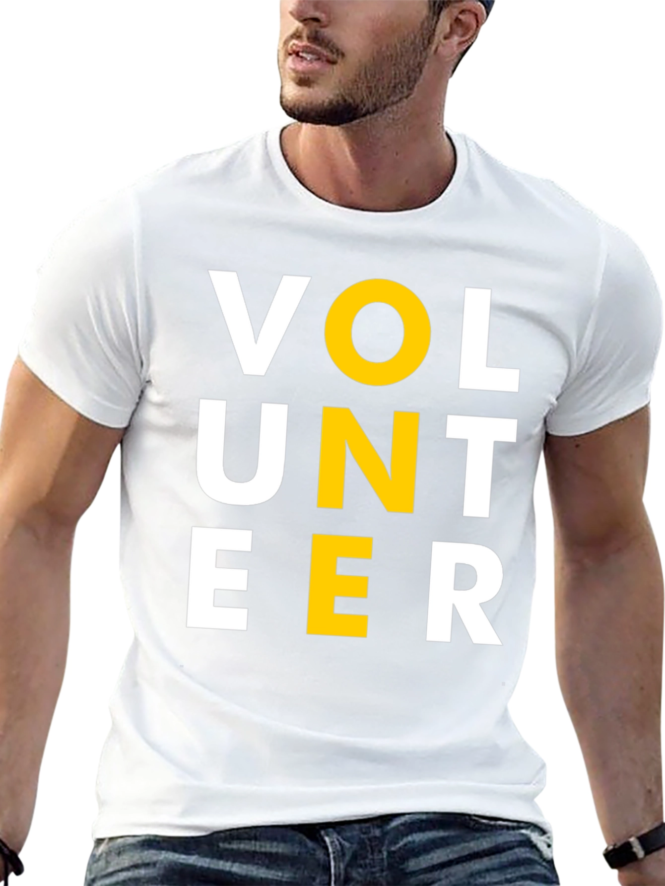 Volunteer Graphic Tee - Black Short Sleeve Shirt