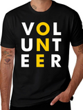 Volunteer Graphic Tee - Black Short Sleeve Shirt