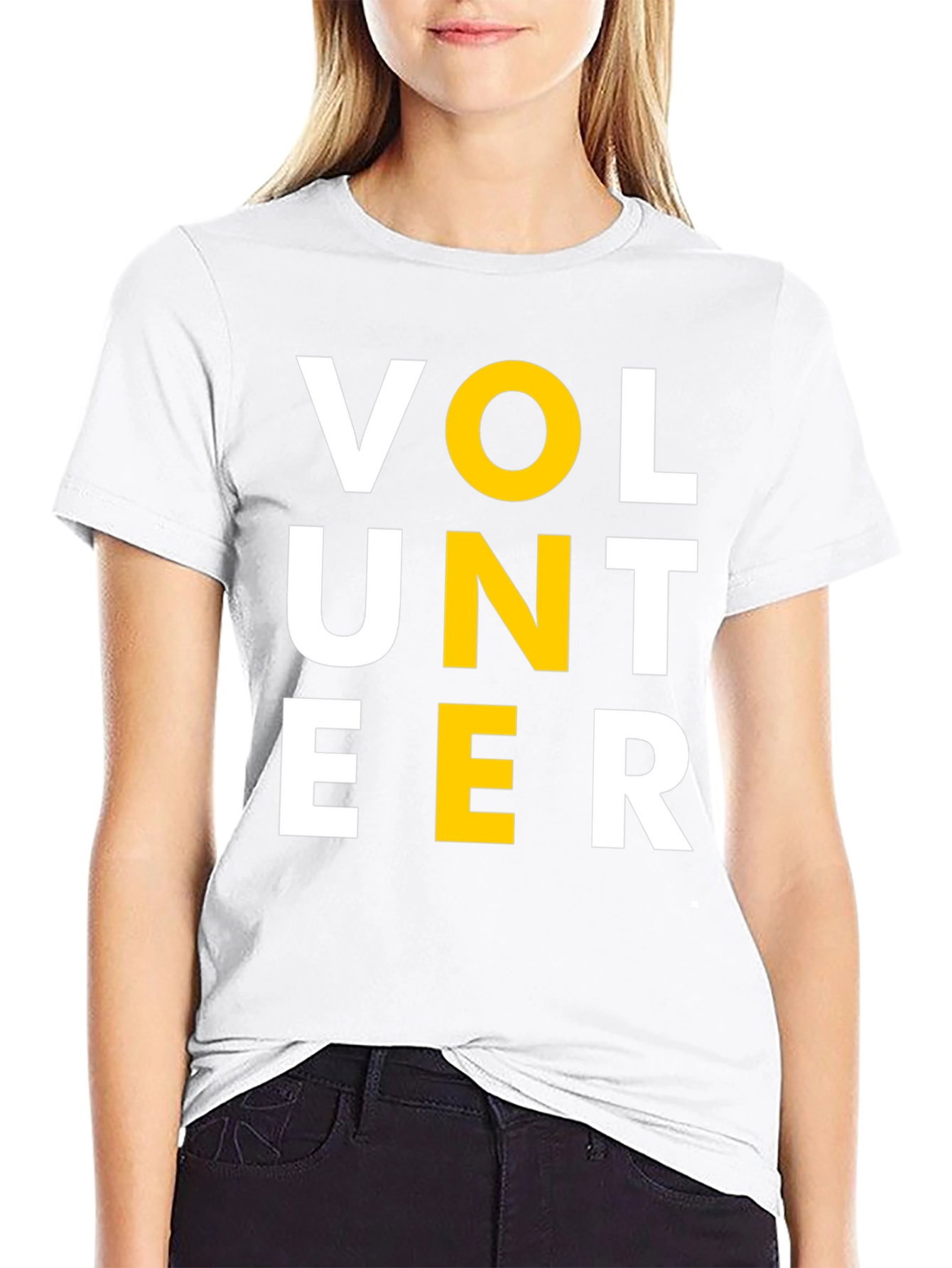 Volunteer Graphic Tee - Black Short Sleeve Shirt