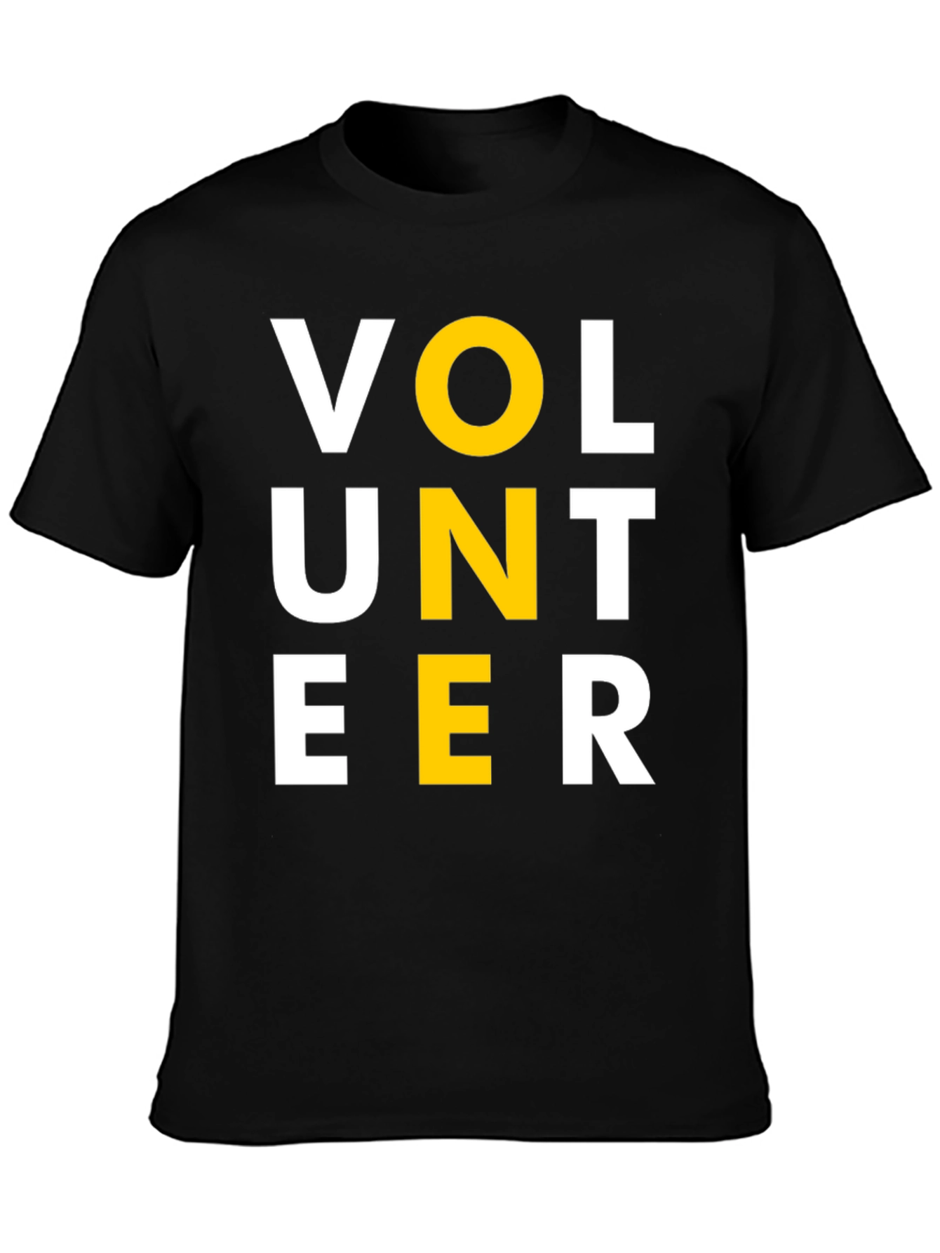 Volunteer Graphic Tee - Black Short Sleeve Shirt