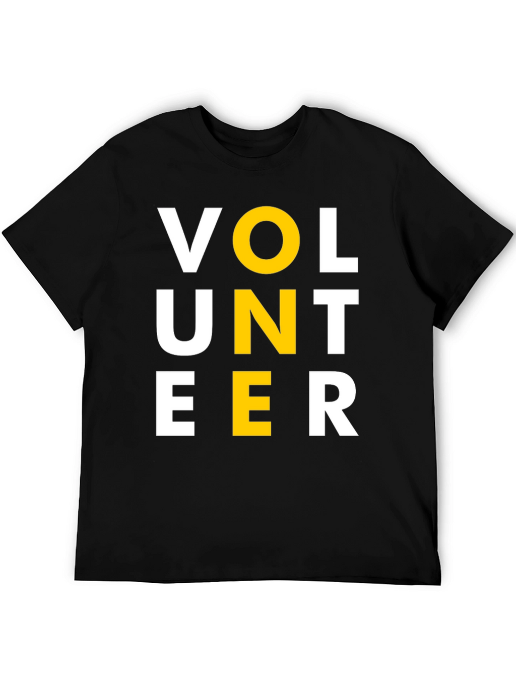 Volunteer Graphic Tee - Black Short Sleeve Shirt