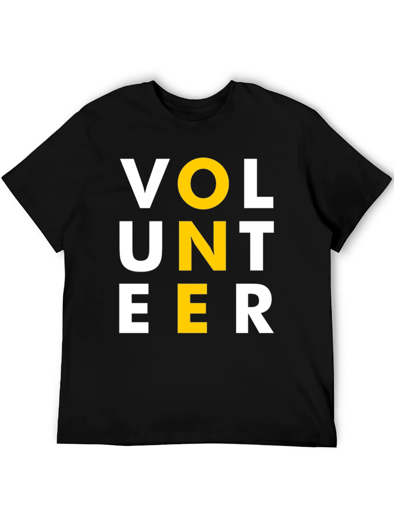 Volunteer Graphic Tee - Black Short Sleeve Shirt