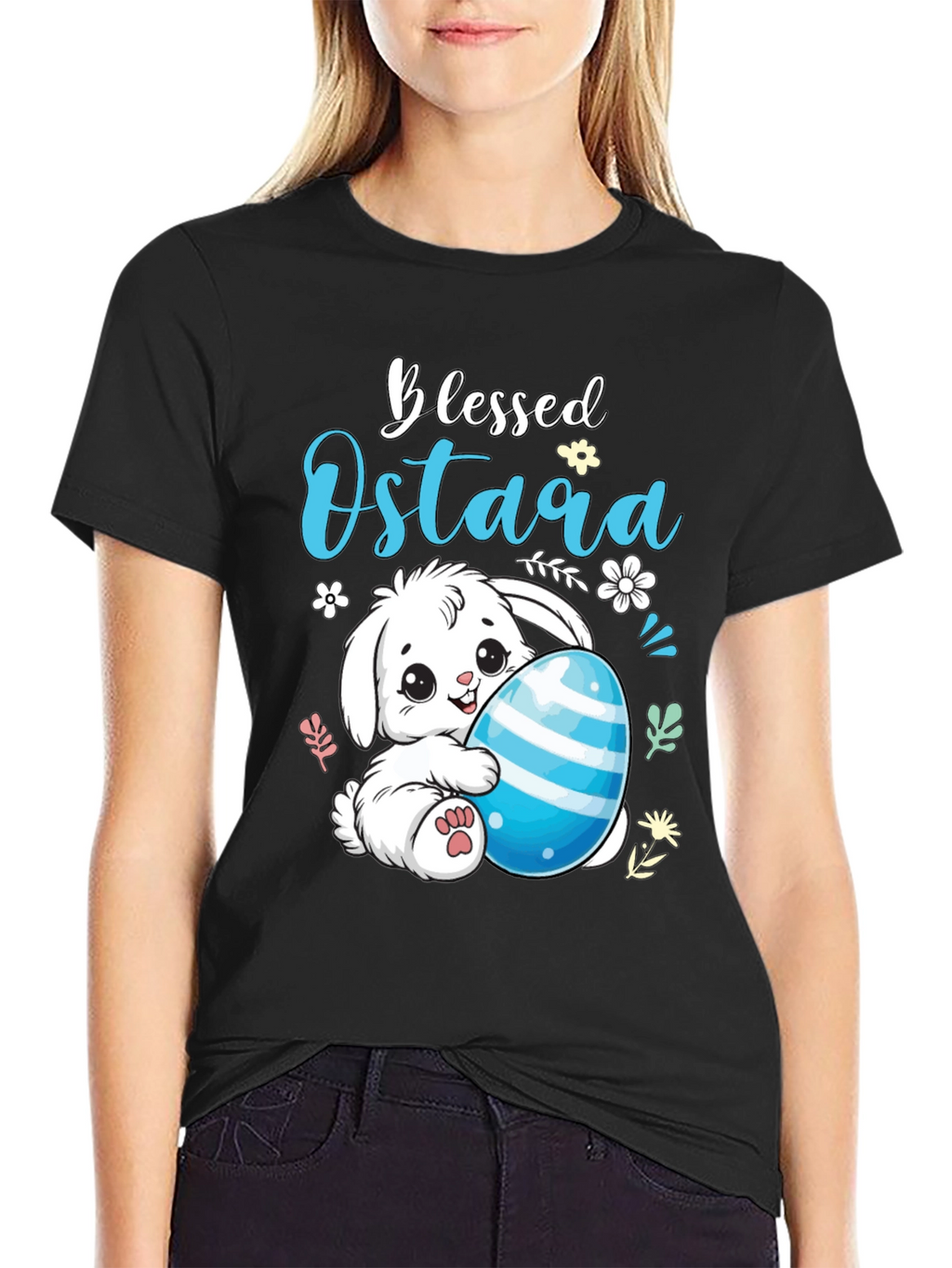 Blessed Ostara Bunny Easter T-Shirt