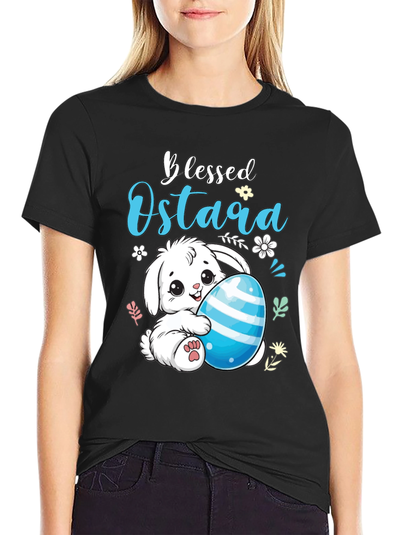 Blessed Ostara Bunny Easter T-Shirt