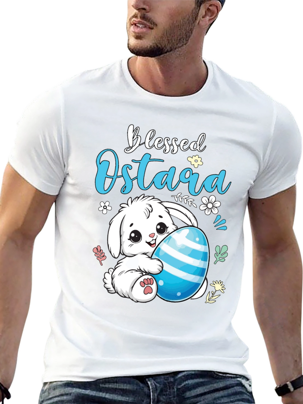Blessed Ostara Bunny Easter T-Shirt
