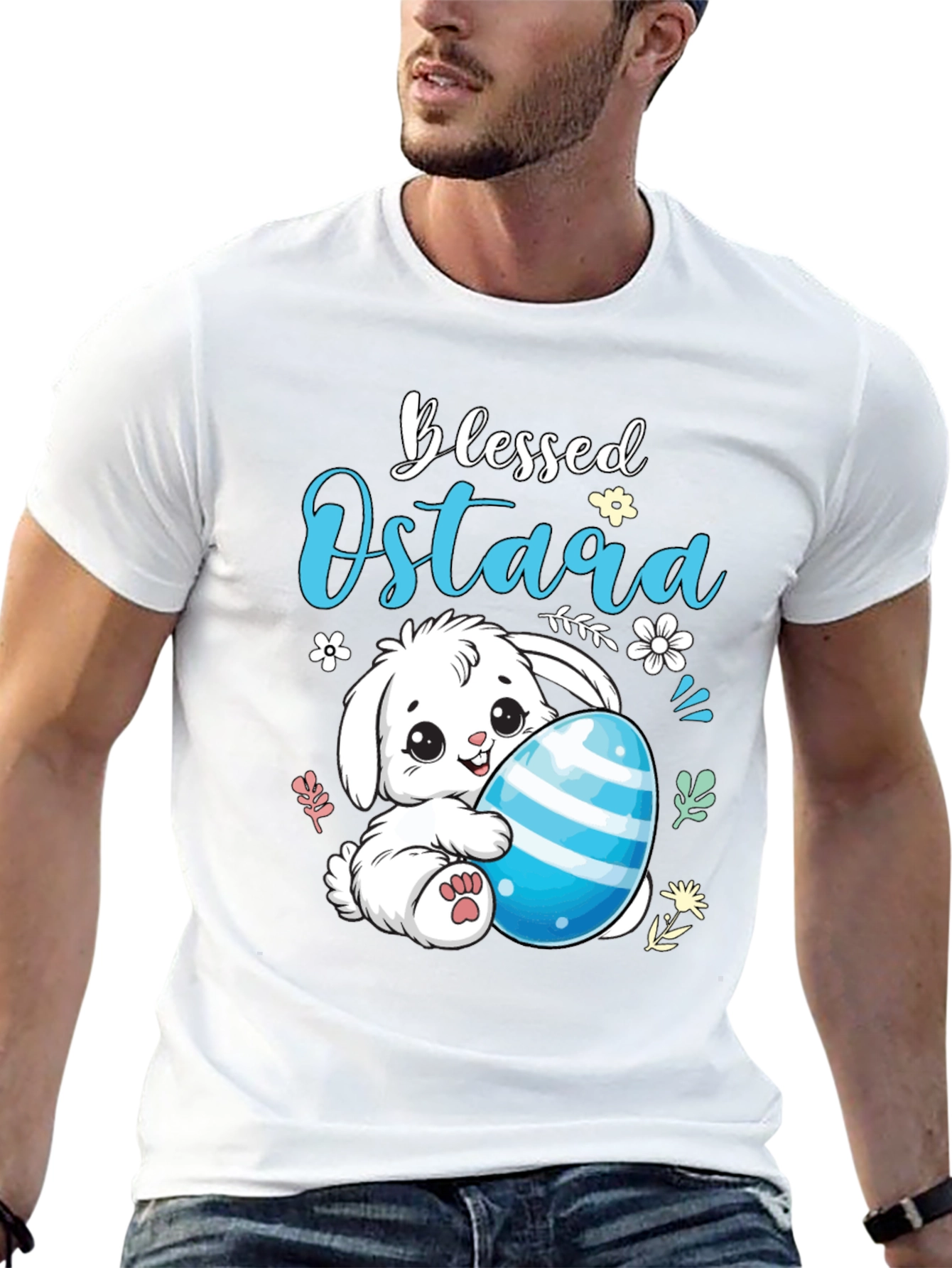 Blessed Ostara Bunny Easter T-Shirt