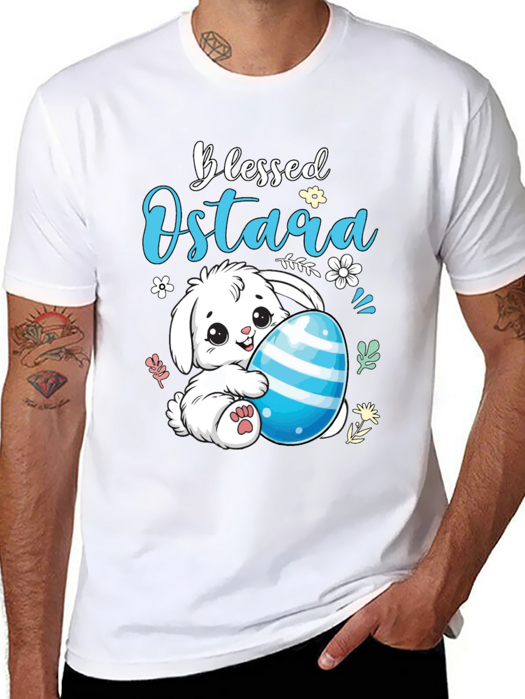 Blessed Ostara Bunny Easter T-Shirt