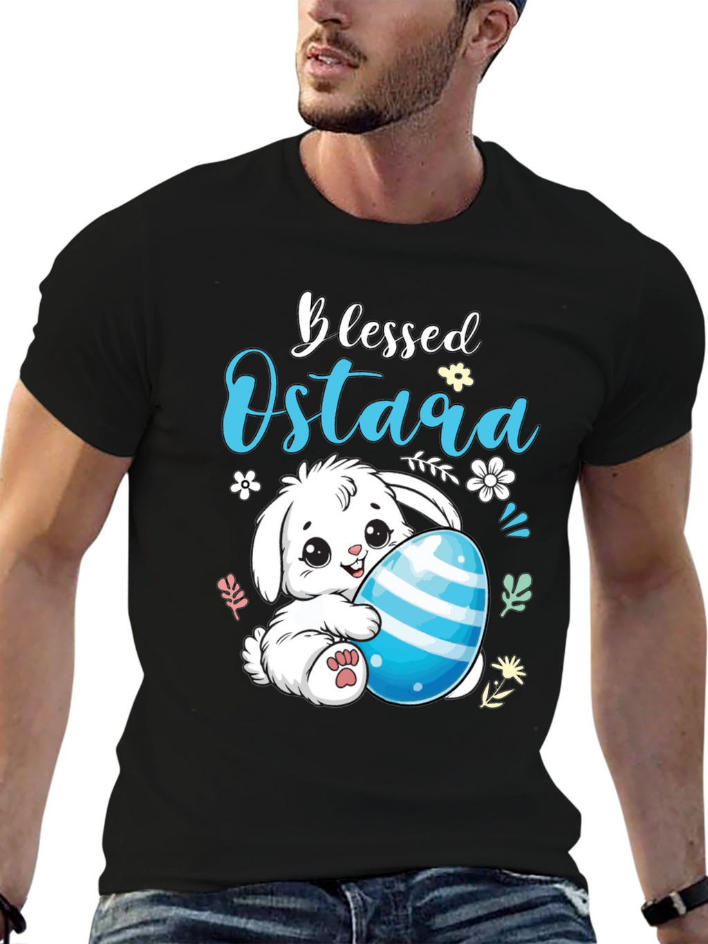 Blessed Ostara Bunny Easter T-Shirt