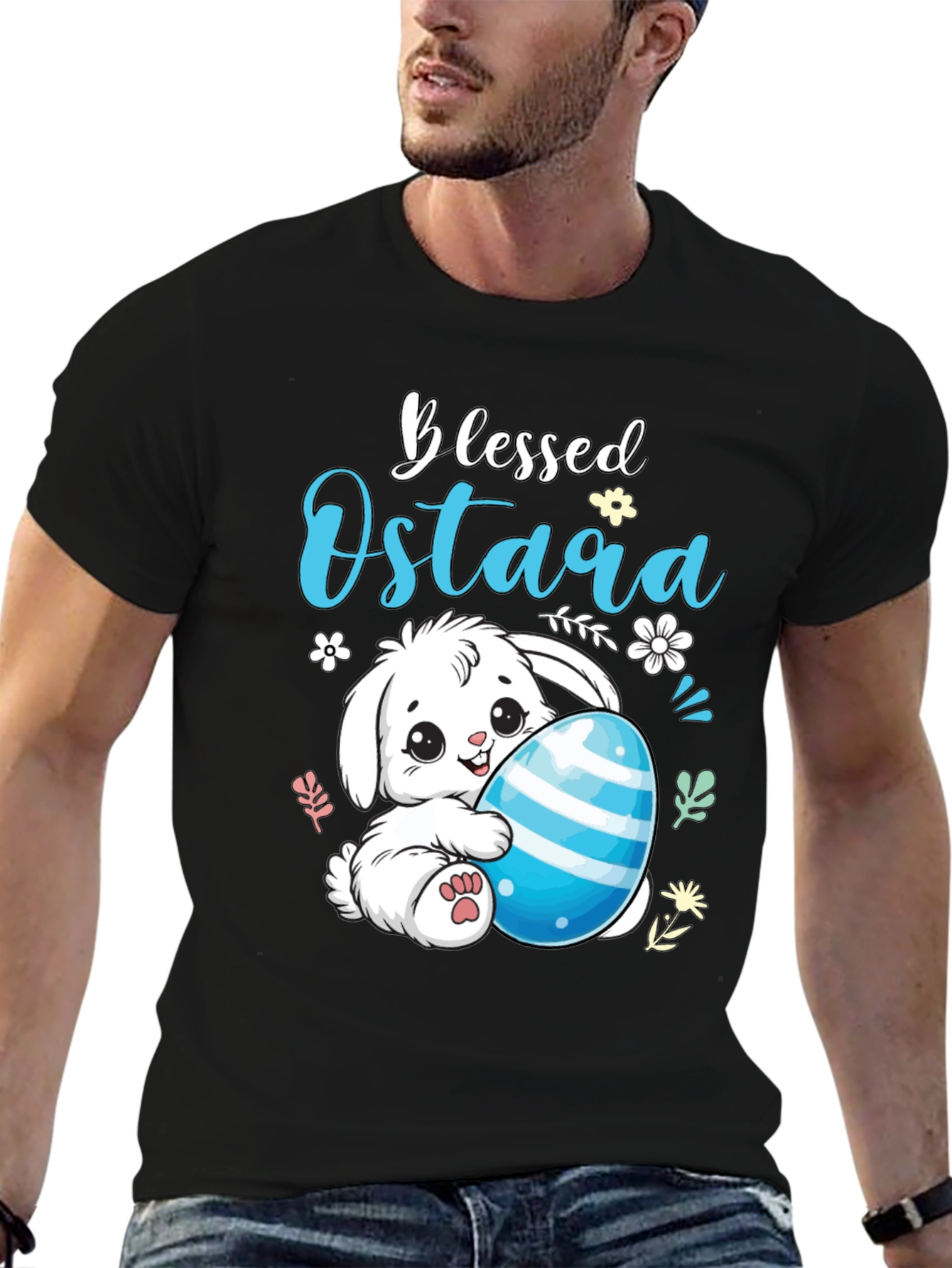 Blessed Ostara Bunny Easter T-Shirt