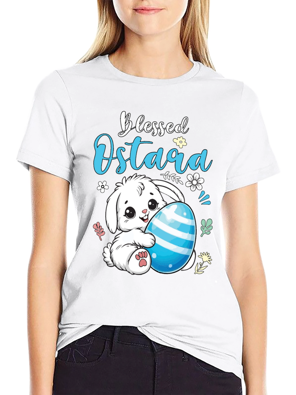 Blessed Ostara Bunny Easter T-Shirt