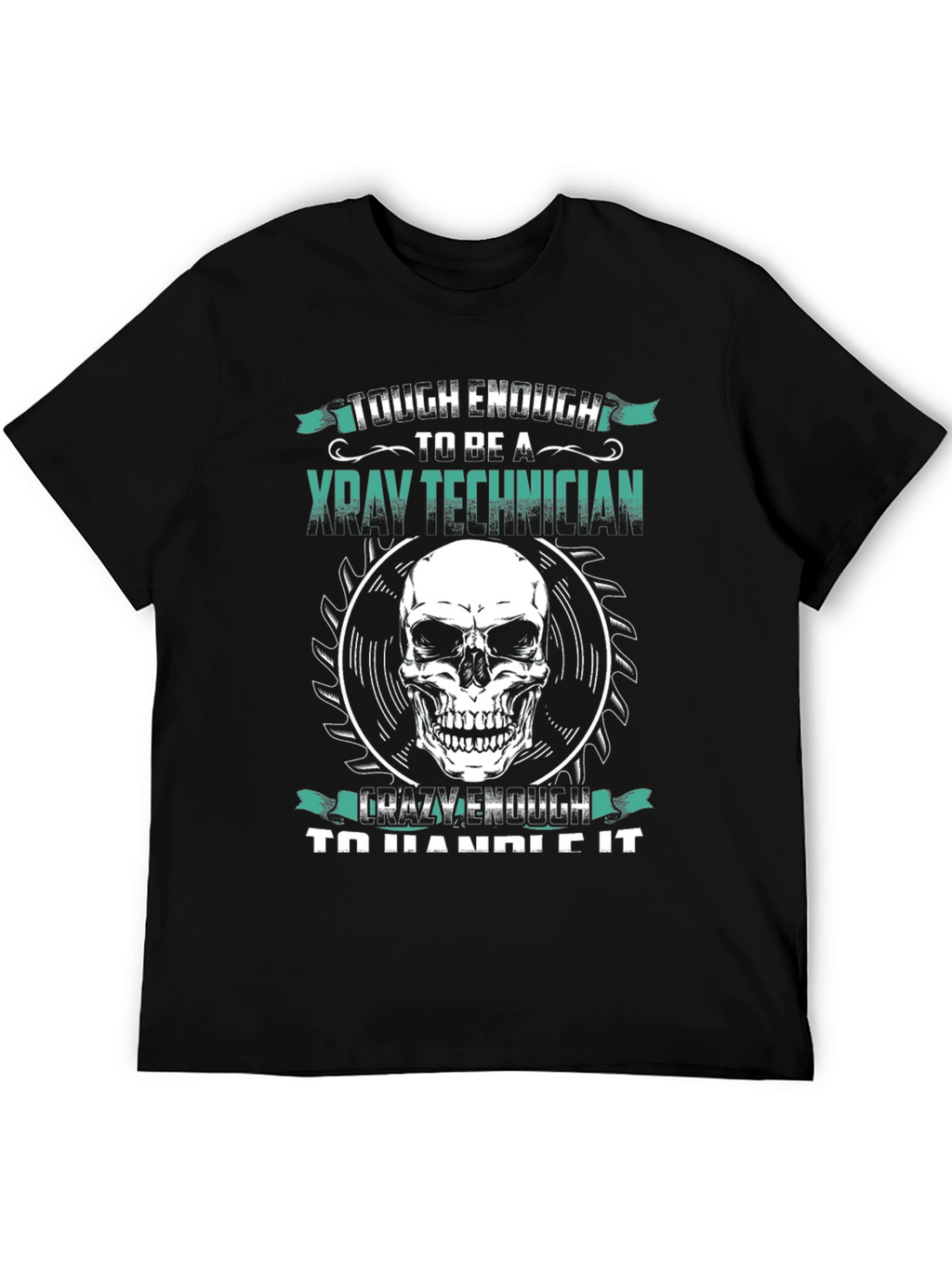 X-Ray Technician Skull Graphic T-Shirt