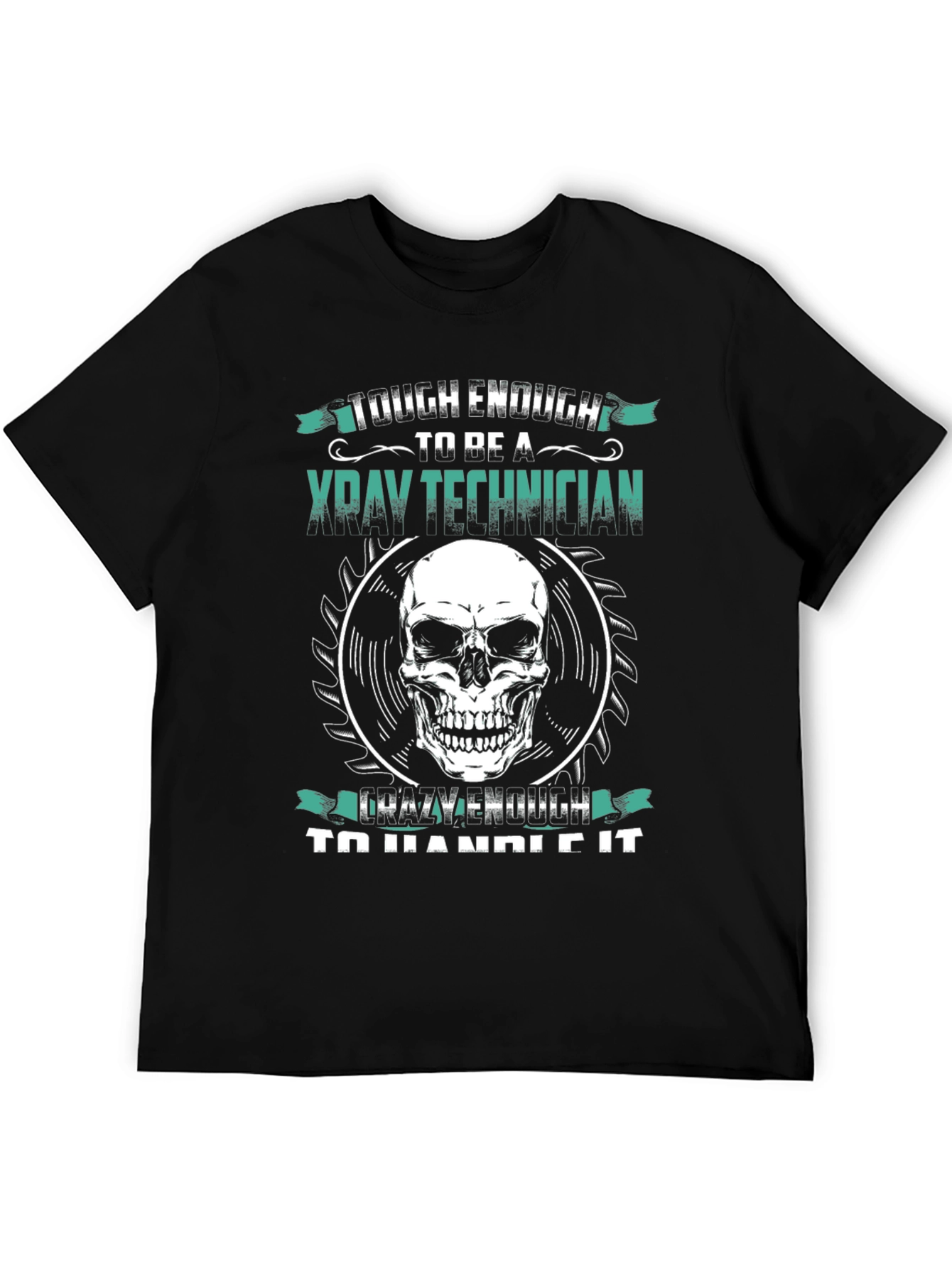 X-Ray Technician Skull Graphic T-Shirt