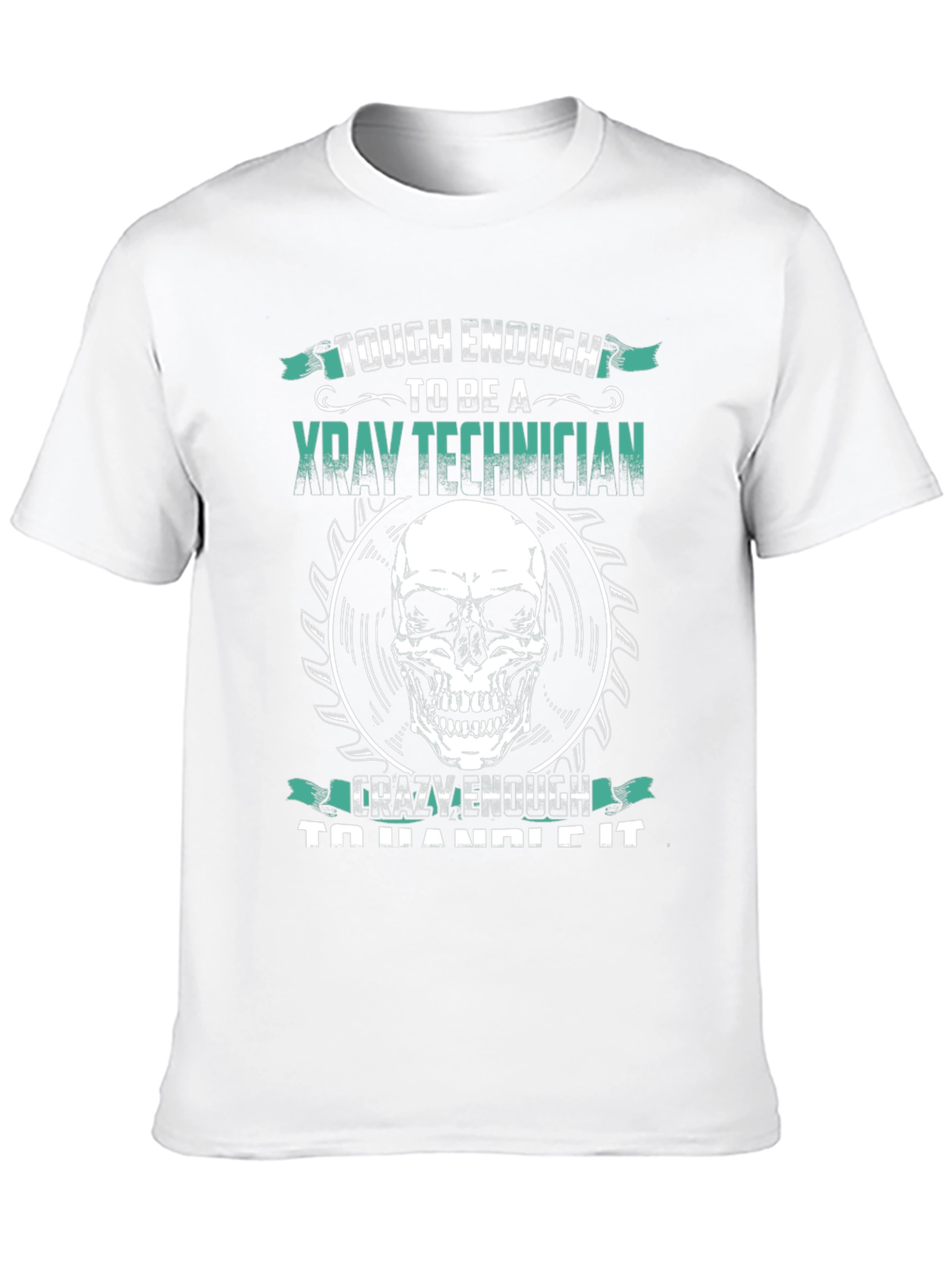 X-Ray Technician Skull Graphic T-Shirt