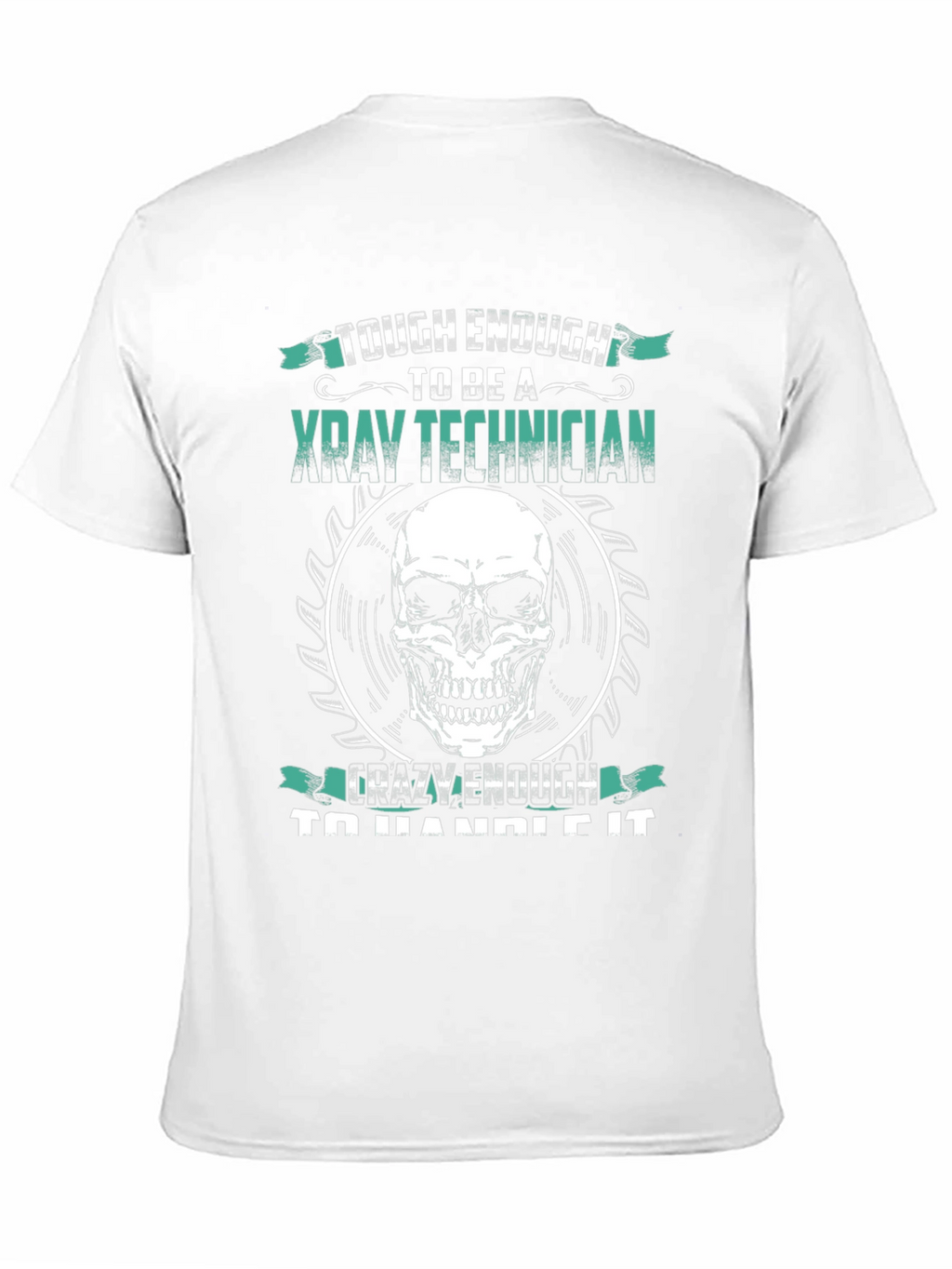 X-Ray Technician Skull Graphic T-Shirt
