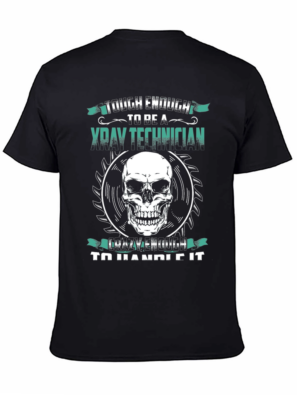 X-Ray Technician Skull Graphic T-Shirt