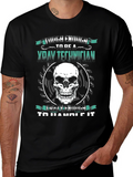 X-Ray Technician Skull Graphic T-Shirt