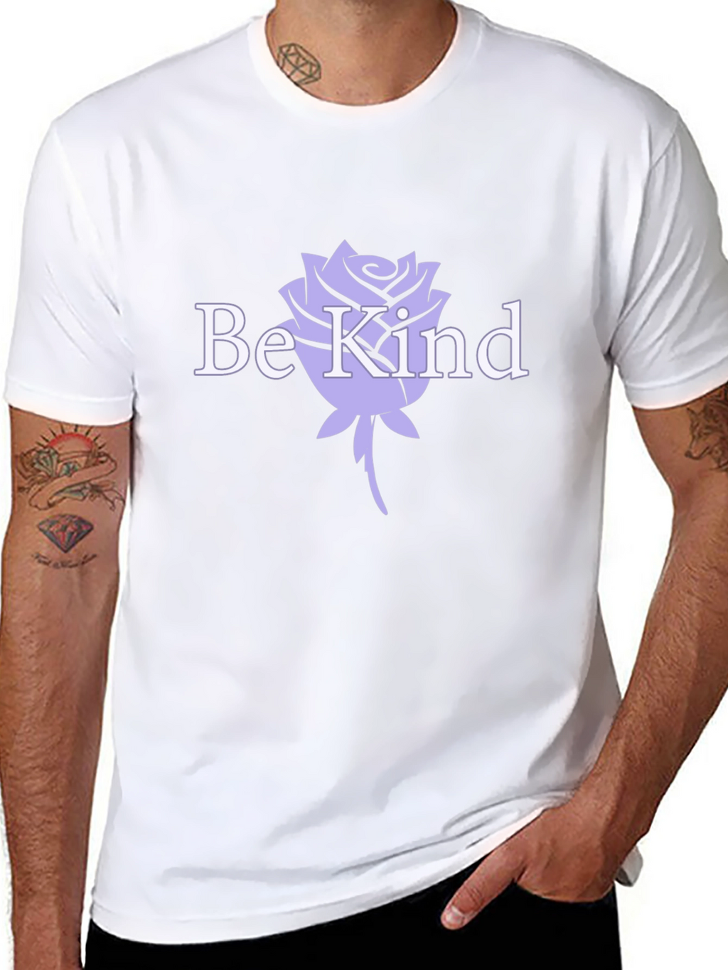 Be Kind Rose Graphic T-Shirt - Stylish Comfort