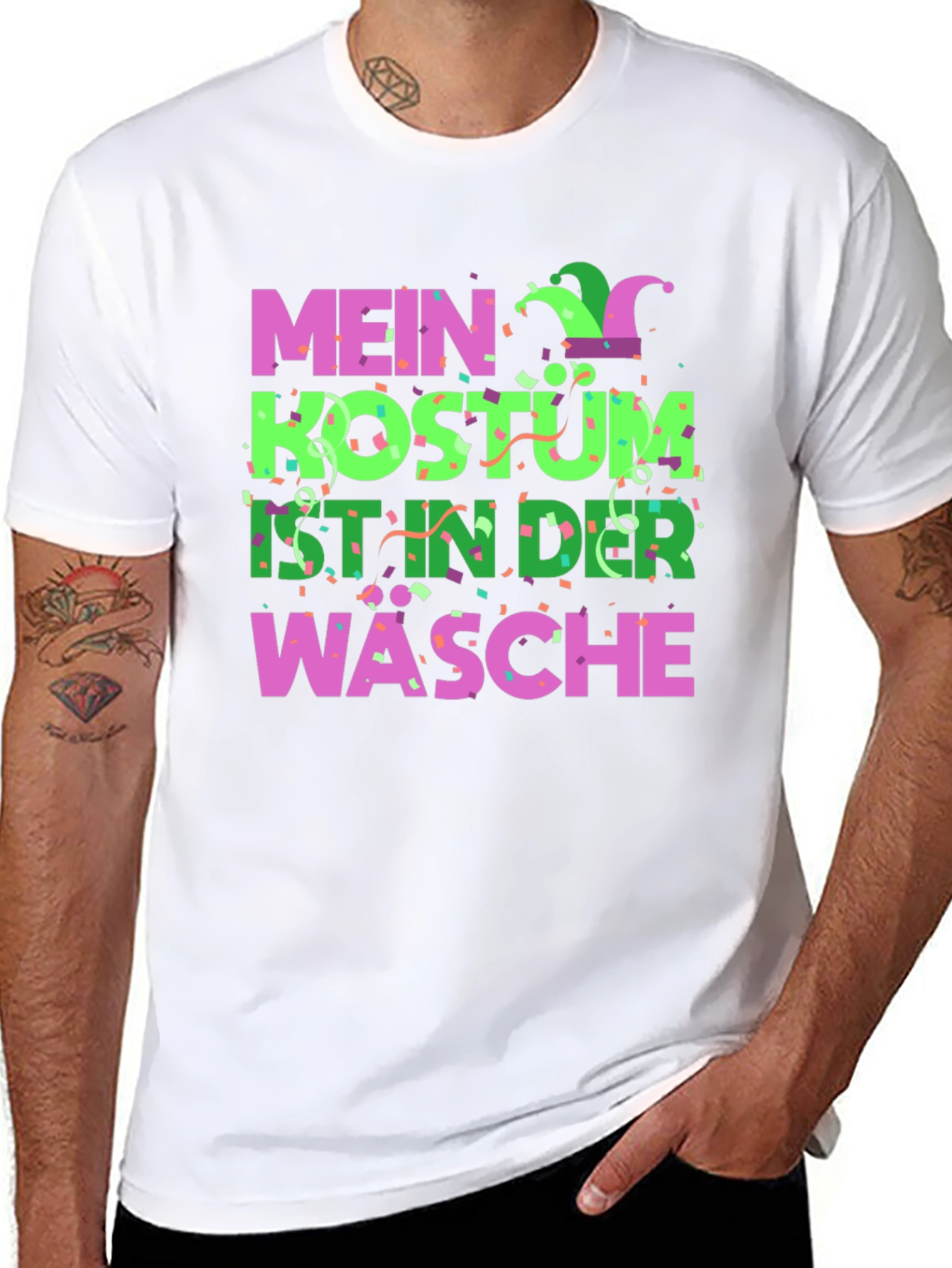Funny Costume in the Wash German T-Shirt