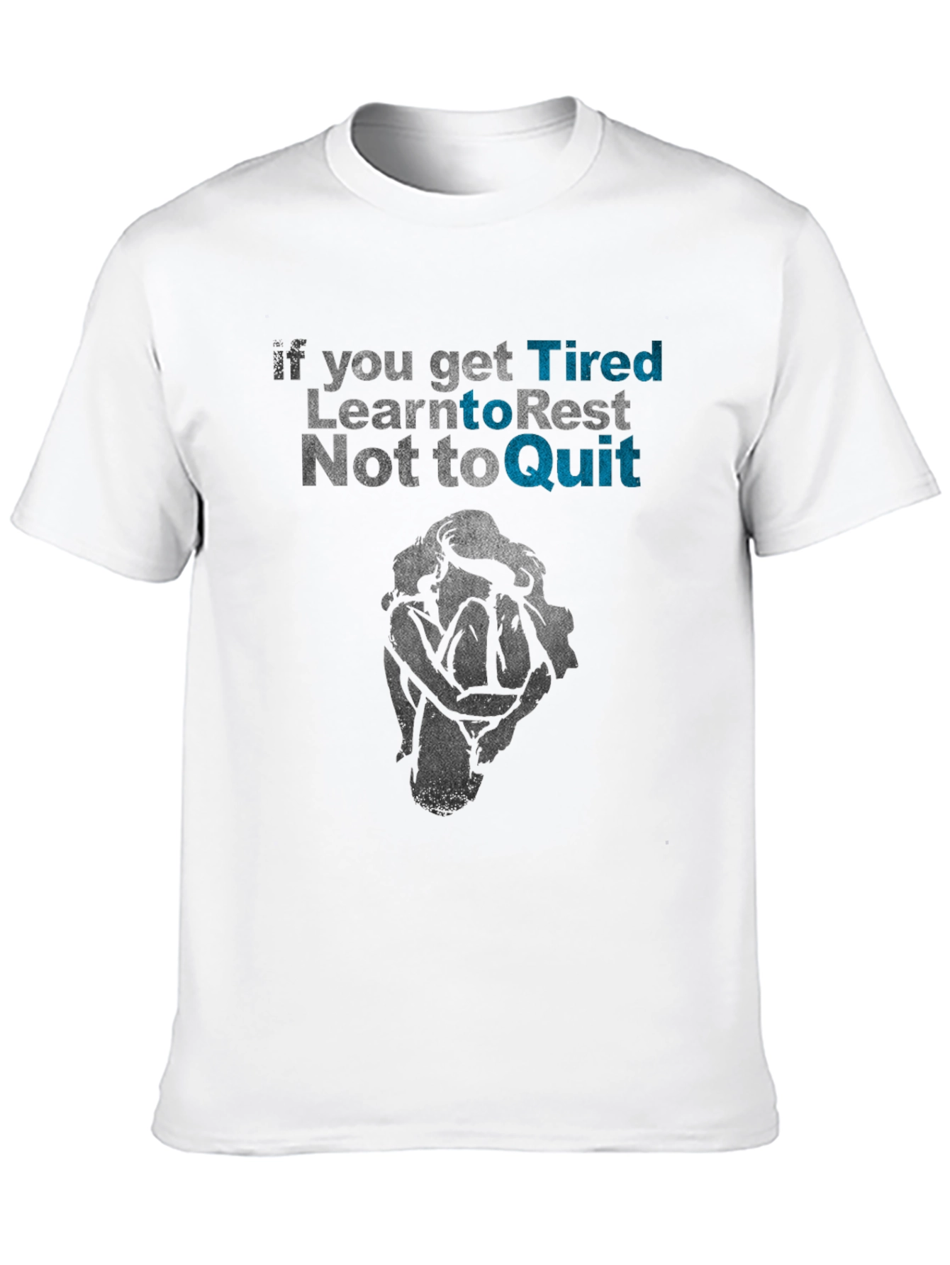 Tired? Rest Dont Quit Graphic Tee