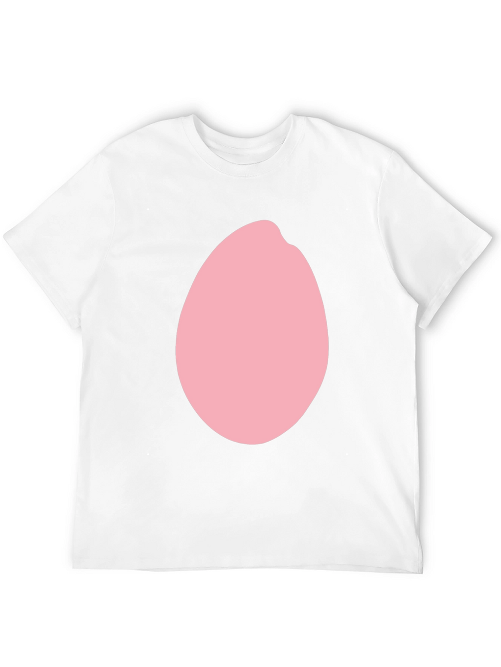 Pink Egg Graphic Black T-Shirt
