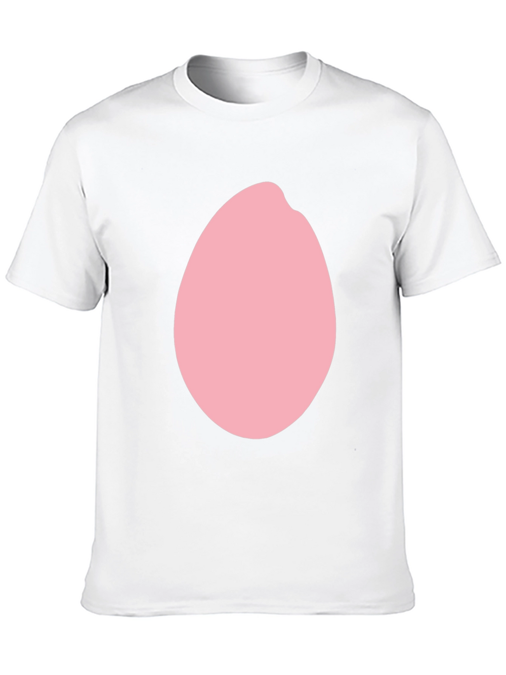 Pink Egg Graphic Black T-Shirt