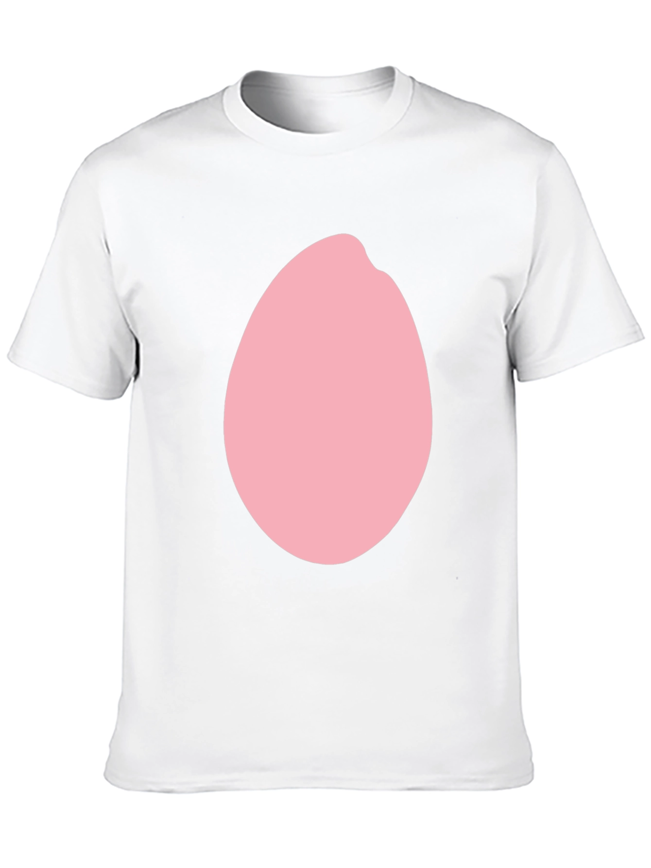 Pink Egg Graphic Black T-Shirt