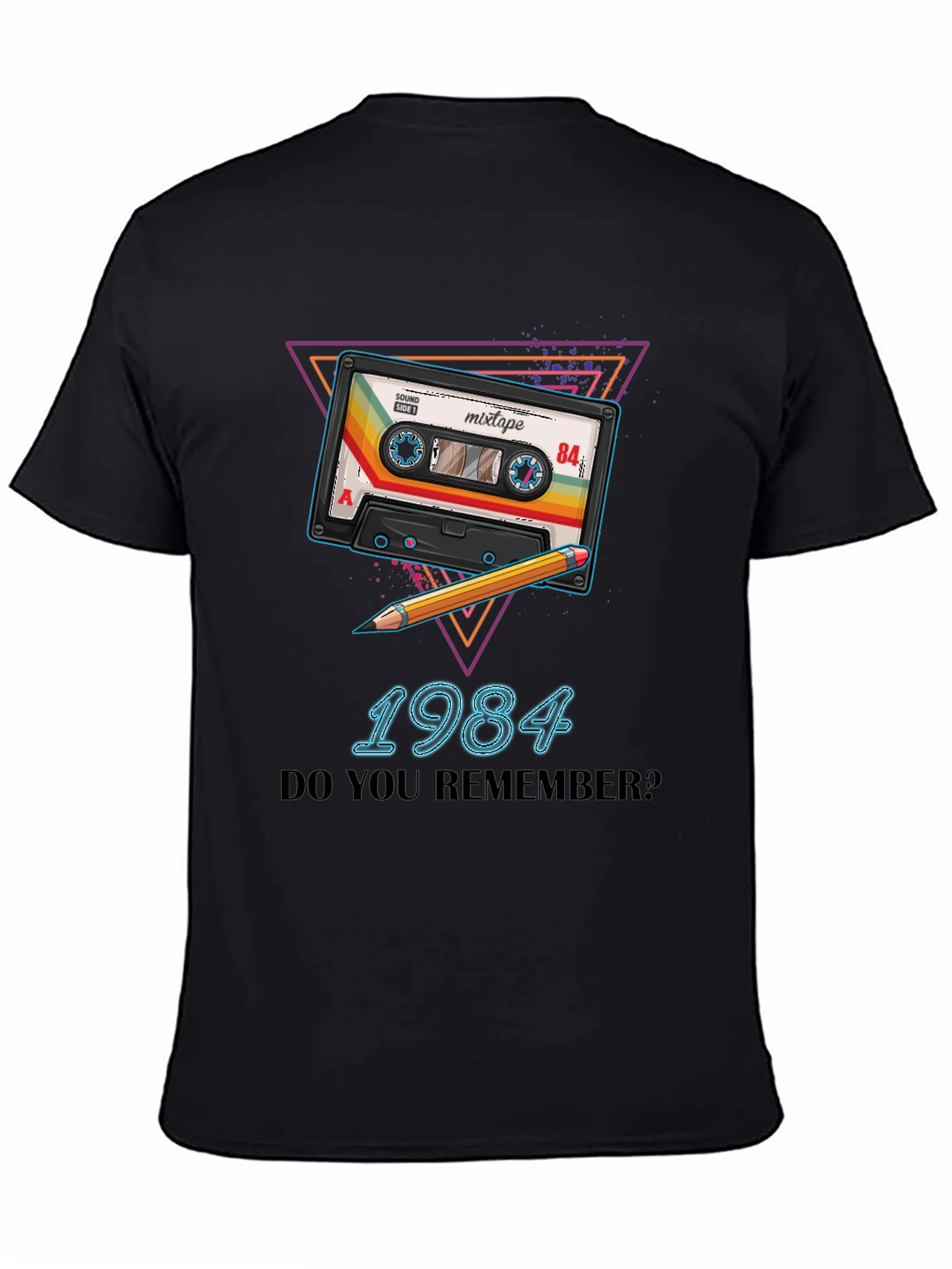 Retro 1984 Mixtape T-Shirt - Vintage Style