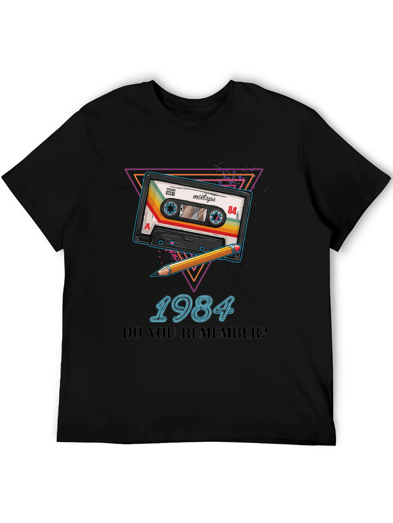 Retro 1984 Mixtape T-Shirt - Vintage Style